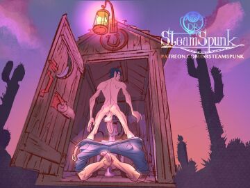 anus ass balls big_balls big_penis blowjob dildo dr._steamspunk erection fellatio gay gay_blowjob gay_sex male male/male male_only muscular muscular_male nude oral oral_sex penis sex