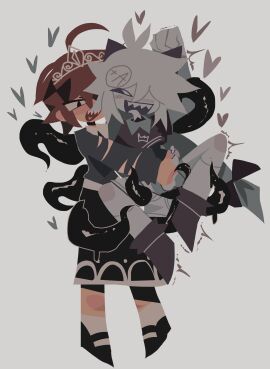 1boy 1girls accurate_art_style alice_(fundamental_paper_education) artist_request b24 black_tentacles bottomless_male canon_couple cum cumming dominant_female female femdom fundamental_paper_education handjob heart hearts hearts_around_head hi_res male malesub masturbation oliver_(fundamental_paper_education) open_mouth princess smile submissive_male tagme tentacle tentacles