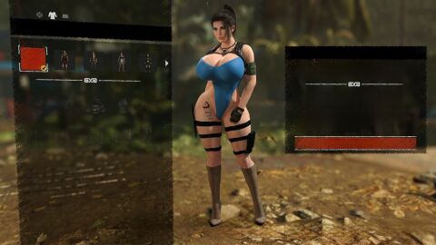3d 3d_(artwork) ass athletic athletic_female big_ass big_breasts big_butt boots breasts busty character_sheet curvy daz_studio female female_focus female_only gameplay_mechanics high_heels kinky lara_croft lara_croft_(survivor) large_ass large_breasts leotard long_hair makeup mature mature_female metal_01 milf mod nails qos qos_tattoo queen_of_spades queen_of_spades_symbol queen_of_spades_tattoo standing tactical_gear tattoo tattoo_on_chest tattoo_on_legs tattoos tomb_raider tomb_raider_(survivor)