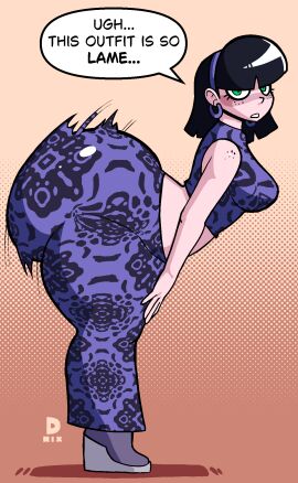 1girls ashley_(d-nix) ass bent_over big_ass black_hair bottom_heavy bouncing_ass breasts bubble_ass bubble_butt clothing crop_top d-nix dialogue fat_ass female female_only flare_pants forbidden_pants freckles green_eyes huge_ass large_ass looking_at_viewer massive_ass original png shoes side_view small_breasts solo talking_to_viewer text thick_ass thick_thighs twerking wide_hips