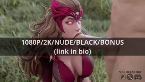 1boy blowjob epic_games female fortnite fortnite:_battle_royale marvel marvel_comics marvel_rivals scarlet_witch scarlet_witch_(fortnite) scarlet_witch_(marvel_rivals) tagme veedeeshka video