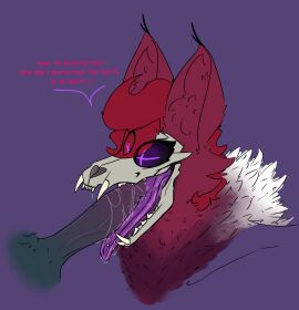 2023 absurd_res anterior_nasal_aperture anthro big_tongue black_sclera blue_penis bodily_fluids bone canid canid_demon canine canine_teeth canine_tongue cheek_tuft computer_program computer_virus_(program) dark_body dark_fur demon dripping drooling drooling_tongue duo ear_tuft eye_bags facial_tuft felid feline female fox fur genitals graemcnuggets hair hellhound hi_res inner_ear_fluff licking long_tongue luke_borowski mal0 mal0_(species) male male/female malo mammal mane messy_fur mythological_canine mythological_creature mythology penis penis_on_tongue piercing pupils purple_eyes purple_tongue red_body red_fox red_fur red_hair roxy_marian saliva saliva_drip saliva_on_penis saliva_on_tongue scp-1471 scp-1471-a scp_foundation scruffy sharp_teeth skull skull_head teeth text tongue tongue_out tongue_piercing true_fox tuft unusual_anatomy unusual_eyes unusual_pupils vein