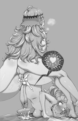 2futas ass black_and_white condom cumming_inside cumming_while_penetrated damagefloor doggy_style face_down_ass_up fire_emblem fire_emblem_awakening fire_emblem_fates from_behind futa_on_futa futanari grandmother_and_granddaughter impregnated_by_futa impregnation incest incest_impregnation intersex lissa_(fire_emblem) nintendo o.o ophelia_(fire_emblem) realization unused_condom wide_eyed