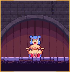 animated animated_gif boobs breasts female female/female monster_girl pixel_animation pixel_art scarlet_maiden video_game_character video_games