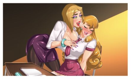 2girls ass big_ass big_breasts breasts bust busty chest chloe_summers clair_summers curvaceous curvy curvy_figure daughter digital_media_(artwork) female female_focus hips hourglass_figure huge_ass huge_breasts large_ass large_breasts legs light-skinned_female light_skin mature mature_female milf mother mother_and_daughter multiple_females multiple_girls older_female omiiverse original original_character original_characters slim_waist thick thick_hips thick_legs thick_thighs thighs voluptuous waist wide_hips younger_female yuri