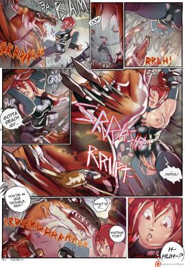 2017 3_claws arm_grab armwear asera ass assertive_feral assertive_male breast_grab breasts capcom clawing claws clothed clothing comic comic_page dino_crisis dinosaur dominant dominant_feral dominant_male dromaeosaurid duo elbow_gloves english_text exposed_breasts fangs female female_on_feral feral feral_on_female genitals gloves growling hair hand_on_breast handwear hi_res holding_arms human human_on_feral interspecies male male/female male_dominating_female mammal nipples open_mouth orange_body orange_eyes page_2 page_number patreon patreon_logo prehistoric_species pussy red_eyes red_hair regina_(dino_crisis) reptile scalie short_hair signature sound_effects speech_bubble teeth theropod tongue torn_clothing torn_suit velociraptor zoophilia