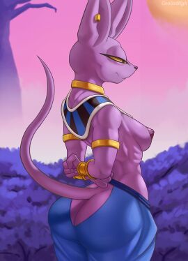 1girls 2020 2020s anthro anthro_female anthrofied areola areolae ass beerus big_ears bottomwear breasts bubble_ass bubble_butt claws close-up clothed clothing cooliehigh crossgender curvy domestic_cat dragon_ball dragon_ball_super ear_piercing ear_ring erect_nipples felid feline felis female female_anthro female_focus female_only furry furry_female genderswap genderswap_(mtf) hairless hairless_cat hand_behind_back hi_res huge_ass huge_butt large_breasts long_ears long_tail mammal mtf_crossgender narrowed_eyes nipples no_bra outside pants piercing presenting presenting_hindquarters purple_body purple_breasts purple_butt purple_nipples purple_nose purple_skin purple_tail rule_63 sharp_claws side_boob skinny sky smile solo solo_female solo_focus sphynx_(cat) squint standing tail thick_thighs thighs tree wide_hips yellow_eyes