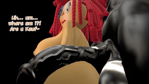 3d 4k abs ass balls big_ass big_balls big_breasts big_butt big_penis black_penis breasts female glitch_productions imminent_rape imminent_sex kaufmo_(abstracted) looking_at_penis looking_back male penis ragatha ragatha_(the_amazing_digital_circus) sfm shocked shocked_expression sloth_bones_(artist) source_filmmaker text the_amazing_digital_circus