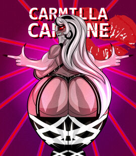 1girls absurd_res ass ass_up big_ass big_breasts big_butt bikini bikini_bottom bikini_top breasts bubble_ass bubble_butt butt_pose carmilla_carmine clothing curvy_figure demon fat_ass fat_butt female female_only giant_ass glowing glowing_eyes gradient_background hair harness hazbin_hotel hi_res huge_ass huge_breasts huge_butt human humanoid large_ass large_breasts large_butt latex latex_clothing latex_legwear latex_stockings latina leg_harness legwear lips lipstick looking_at_viewer looking_back makeup mammal mature_female mechanicalstage muscle_tone muscles muscular nails overlord pattern_background pose simple_background sky solo solo_female stockings swimwear thick_ass thick_thighs two-piece_swimsuit vivzmind voluptuous voluptuous_female voluptuous_human voluptuous_humanoid wide_hips