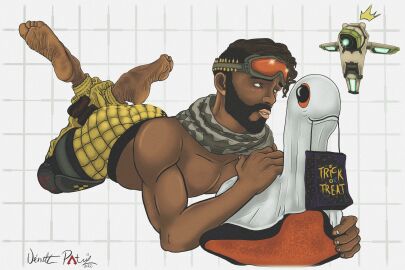 apex_legends barefoot dark_skin foot_fetish foot_worship male male_only mirage_(apex_legends)