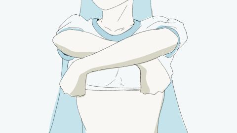 1girls animated atlus blue_hair breasts devil_summoner female gif light-skinned_female light_skin megami_tensei nemissa_(megami_tensei) nipples pale-skinned_female pale_skin pierced_nipples piercing piercings removing_clothing removing_shirt solo soul_hackers usurper2001