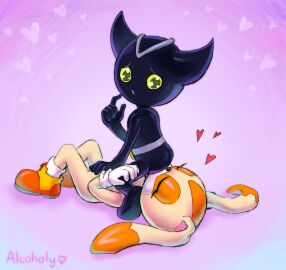 1boy 1girls 4kids_entertainment alcoholy anilingus blush bokkun cream_the_rabbit digital_art facesitting featureless featureless_crotch female male nude nudity rabbit rimming rimming_male robot sega shy shyness sonic_(series) sonic_the_hedgehog_(series) sonic_x tms_entertainment