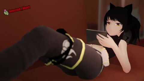 3d 720p animated blake_belladonna blowjob hidden_blowjob infected_heart kali_belladonna longer_than_10_seconds longer_than_30_seconds longer_than_one_minute moaning rwby sound sun_wukong_(rwby) tagme video voice_acted watermark