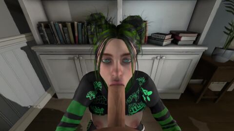 animated billie_eilish blowjob celebrity fellatio pov straight tagme video