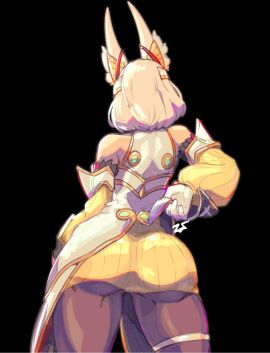 1girls antisocialmicro ass ass_focus ass_view cat_ears facing_away female nia nia_(blade) nintendo queen_nia solo xenoblade_(series) xenoblade_chronicles_2 xenoblade_chronicles_3