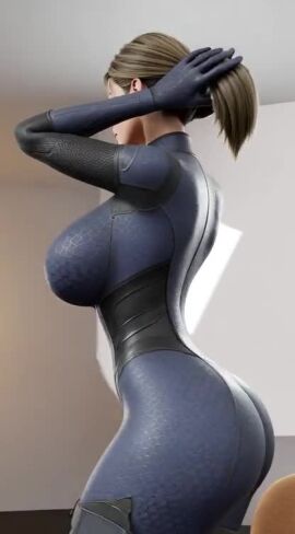 1girls ai_generated alternate_version_available animated aqua_eyes biohazard blonde blonde_female blonde_hair blonde_hair_female bouncing_ass bouncing_breasts cameltoe capcom cleavage curvy erect_nipples female gigantic_breasts grok huge_areolae huge_ass jill_valentine jill_valentine_(blonde) nai_diffusion no_sound puffy_nipples realistic resident_evil stable_diffusion thick_lips trijolo3d video voluptuous wide_hips yellow_hair