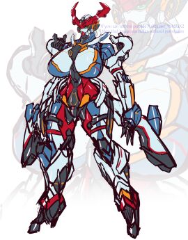 1girls big_breasts breasts female gundam gundam_gquuuuuux gundam_quuuuuux huge_breasts mechanical mobile_suit robot robot_girl saraki_yukatax2