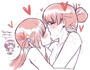 1futa 2d 2girls age_difference bangdacy blush bocchi_the_rock! closed_eyes color completely_nude completely_nude_female completely_nude_futa cute daughter dialogue duo embrace embracing_another english english_dialogue english_text female futanari gotou_hitori gotou_michiyo hair_bun hair_ornament happy happy_incest happy_sex heart hearts_around_head hiroi_kikuri implied_futa incest intersex kissing left_out long_hair love making_out mature mature_female milf mommy mother mother_and_daughter nude_female nude_futa older_female simple_background simple_shading speech_bubble sweat sweatdrops text younger_futa yuri