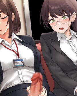 1futa 1girls a-dam animated animation balls balls_in_panties black_panties breath_cloud brown_hair censored closed_eyes cum cum_on_seat cumshot dark_hair ejaculation english_text erection female futa_masturbation futanari glasses green_eyes id_card intersex masturbation mole_on_neck mole_on_thigh mosaic_censoring office_clothing office_lady office_worker panties penis pixelated_penis public_exposure public_masturbation seated shocked_expression short_hair skirt skirt_lift sleep_masturbation sleeping sound speech_bubble subway subway_train sweat sweatdrop tagme text train train_interior unbuttoned unbuttoned_topwear vertical_video video visible_breath 亜dam
