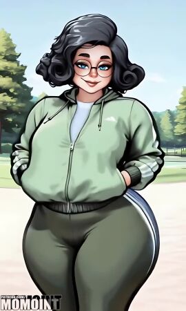 1girls ai ai_assisted ai_generated ai_video ass big_ass big_breasts big_butt big_thighs black_hair blue_eyes clothed clothed_female clothing curly_hair curvaceous curvaceous_female curvaceous_figure curves curvy curvy_body curvy_female curvy_figure curvy_hips fat fat_ass fat_butt fat_female female female_focus female_only hands_in_pockets hip_sway hips hoodie large_ass large_breasts large_butt large_thighs looking_at_viewer looking_back looking_back_at_viewer momoint no_sex non_nude original original_art original_artwork original_character patreon round_ass round_butt round_glasses short_hair shorter_than_10_seconds smile smiling smiling_at_viewer solo solo_female solo_focus tagme thick thick_ass thick_butt thick_hips thick_legs thick_lips thick_thighs track_pants track_suit video walking walking_towards_viewer wide_ass wide_hips wide_thighs zipper