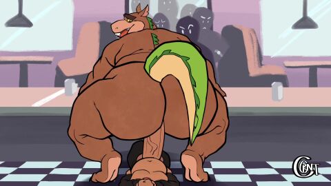 2023 2boys anal animated ass big_ass cocoronut crash_(series) dingodile gay hybrid indoors kinktober kinktober_2023 male male_only noha_(cocoronut) penis shorter_than_10_seconds tagme tail video video_games yaoi