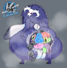 1girls alternate_version_available american_mythology anal anal_beads anal_beads_in_ass anal_insertion anal_juice anal_juice_on_dildo anal_juice_on_sex_toy anal_plug anthro anus anus_focus areolae artist_logo ass ass_bigger_than_head ass_focus behind_view big_areola big_ass big_breasts big_butt breasts breasts_bigger_than_head bubble_ass bubble_butt bumbsspaceship buttplug buttplug_in_ass curvaceous curvy curvy_figure dildo dildo_in_ass erect_nipples excessive_anal_juice female female_only furry gaping gaping_anus glowing_eyes grey_background huge_ass huge_breasts hyper_ass lavender_(paridox) looking_back mane multiple_insertions multiple_toys mythology nipples north_american_mythology nude puffy_pussy purple_eyes pussy sex_toy skull skull_head solo solo_female spread_ass spreading squatting steam steaming_body steamy_ass sweat sweaty_ass sweaty_body sweaty_breasts thick_thighs vibrator vibrator_in_ass voluptuous voluptuous_female wendigo wide_hips