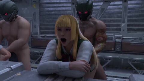 1boy 1girls animated hornybeetle light-skinned_female light_skin namco sex_from_behind tagme tekken tekken_8 video video_games