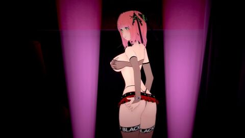 1girls animated animated1nk dancing go-toubun_no_hanayome nakano_nino tagme video