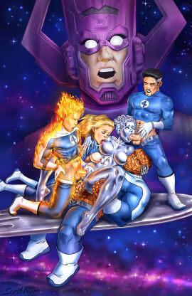 2girls 4boys alien anal ben_grimm big_breasts bisexual bisexual_female black_hair blonde_hair breast_lick breast_sucking breasts brother_and_sister double_penetration family fantastic_four fantastic_four:_first_steps fellatio female female_on_top fire full_body funny galactus gangbang group_sex human_on_humanoid human_torch humanoid husband_and_wife interspecies invisible_woman johnny_storm large_breasts male male_on_top marvel marvel_cinematic_universe marvel_comics medium_breasts mr_fantastic multicolored_hair multiple_boys multiple_females multiple_girls multiple_males orgy penis pussy reed_richards saliva scribbler sex shalla-bal shocked_expression side_view silver_skin silver_surfer silver_surfer_(shalla-bal) space straight sucking_nipples sue_storm the_thing_(marvel) vaginal_penetration white_hair