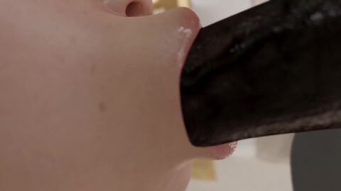 1boy 1girls 3d 3d_animation bedroom black_hair cheating cheating_wife curvy curvy_figure dark-skinned_male fellatio female_moaning grabbing_penis hi_res highres huge_ass huge_breasts huge_cock human indoors interracial interracial_sex kneeling large_ass large_breasts large_penis light-skinned_female long_hair mature mature_female mature_woman milf moaning moaning_in_pleasure nightgown older_female_and_younger_male on_knees original pants_down penis penis_in_mouth sex sound straight sumthingextra69 tagme video