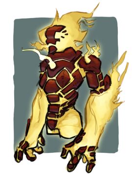 4_fingers alien alien_girl ben_10 female female_only heatblast md34 pyronite solo solo_female