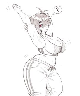 1girls ? arm_behind_head arm_over_head armpit_crease armpits ass aunt aunt_hellen_(insouwu) belly belly_button big_ass big_breasts big_butt boobs breasts child_bearing_hips chubby chubby_female eyebags female female_focus female_only hag hair_over_one_eye insouwu legs lips massive_ass massive_butt mature_female messy_hair milf mole mole_on_breast nipples_visible_through_clothing oc older_female original_character pants pose pussy pussy_visible_through_clothes red_eyes shaking_ass shaking_breasts shaking_butt short_hair stretching sweat sweaty_body sweaty_breasts tank_top text_bubble thick thick_ass thick_butt thick_hips thick_legs thick_lips thick_thighs thighs tomboy tomboy_milf vagina_visible_through_clothing wide_hips workout workout_clothes workout_clothing