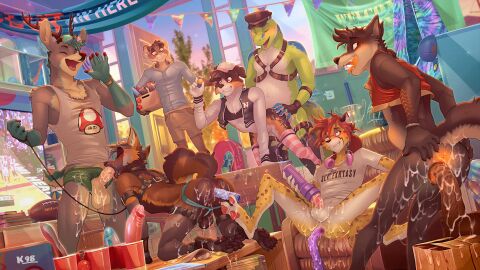 absurd_res all_fours anal anal_sex animal_genitalia animal_pussy anthro antlers anus ass balls big_dildo bodily_fluids border_collie bottomless bottomless_anthro bottomless_cuntboy bottomless_intersex bottomless_male bottomwear box bra bsdm bulge canid canine canine_genitalia canine_pussy canis cheetah clothed clothing collar collie container crop_top crossdressing cum cum_in_ass cum_inside cum_on_leg cum_on_penis cuntboy deer detailed_background digital_media_(artwork) dildo dildo_in_ass dildo_in_pussy dildo_insertion dildo_sitting doggy_style domestic_dog electronics english_text erection erection_under_clothing eyewear feet felid feline fellatio femboy fingers footwear from_behind_position fur gay gay_male gecko genital_fluids genitals glasses group group_sex hair hand_on_ass hand_on_butt harness hat headgear headphones headphones_around_neck headwear herding_dog hi_res holding_object horn humanoid_genitalia humanoid_penis inside intersex jacket jomagaher k_98 leash legwear lizard looking_back male male/male male_only male_penetrated male_penetrating male_penetrating_male mammal markings masturbation midriff navel object_in_ass open_clothing open_jacket open_mouth open_topwear oral oral_penetration panties panties_down partially_clothed pastoral_dog pawpads penetrable_sex_toy penetration penile penile_penetration penis procyonid pussy pussy_juice_on_dildo raccoon reptile scalie sex sex_toy sex_toy_in_ass sex_toy_in_pussy sex_toy_insertion sheepdog shirt shorts smile socks spots spread_ass spread_butt spread_legs spreading standing stockings stomach_bulge tail television text toes tongue tongue_out topwear underwear underwear_down vaginal_fluids vaginal_masturbation vaginal_penetration wearing_glasses wolf yaoi