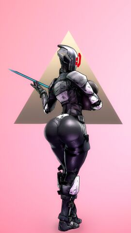 1girls 3d 3d_(artwork) :) ass big_ass big_breasts borderlands borderlands_2 breasts bubble_ass bubble_butt busty clothing emoticon fat_ass female female_only huge_ass huge_breasts katana large_ass large_breasts looking_at_viewer looking_back rodler-h8 rule_63 solo solo_female sword thick_ass thick_thighs weapon wide_hips zer0_(borderlands)