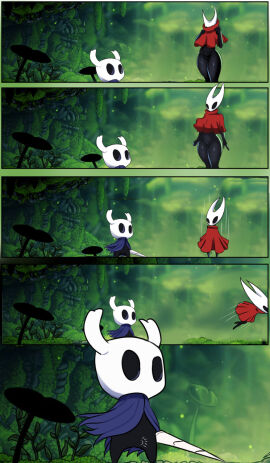 1boy 1girls 2_horns arthropod ass big_ass big_breasts big_butt big_thighs black_body black_skin breasts bubble_ass bubble_butt bug bug_girl butt female female_only gigantic_ass gigantic_breasts gigantic_thighs hammerspace hollow_knight hornet_(hollow_knight) huge_ass huge_breasts huge_thighs insect_girl insectoid insects large_ass large_breasts large_butt male meme protagonist_(hollow_knight) size_difference smaller_male tagme taller_female team_cherry the_amazing_gambit the_knight_(hollow_knight) thick_thighs thighs
