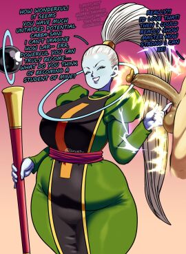 1boy 1girls big_penis cabba dragon_ball dragon_ball_super excited_female female huge_cock isxues male mini_comic penis tagme text vados