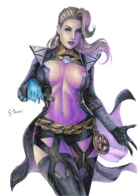 2d black_lipstick blonde_female blonde_hair blue_eyes boots breasts clothed clothed_female elbow_gloves emma_frost emma_frost_(marvel_rivals) emma_frost_(x-revolution) female gloves gustavo_izumi high_heel_boots high_heels large_breasts light-skinned_female light_skin long_gloves marvel marvel_comics marvel_rivals thigh_boots thigh_highs thighhigh_boots thighhighs thighs tramastudio white_queen wide_hips x-men