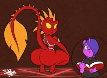 2024 2girls artist_logo artist_name artist_signature ass background bedroom_eyes big_ass big_breasts big_butt breasts bubble_ass bubble_butt cat_ears cat_girl commentary_request commission demon demon_girl demon_horns digital_drawing_(artwork) digital_media_(artwork) eyelashes female female_only furry furry_only gecko gecko_humanoid green_eyes hair_over_eye hair_over_one_eye hi_res holding_book holding_object long_tail looking_back lra_(doubted_tex) magic oc original original_character pink_body pink_fur purple_hair red_background red_body red_skin smiling smiling_at_partner squatting summoning summoning_circle tansau thick_thighs umbra_(lostwr1ter)