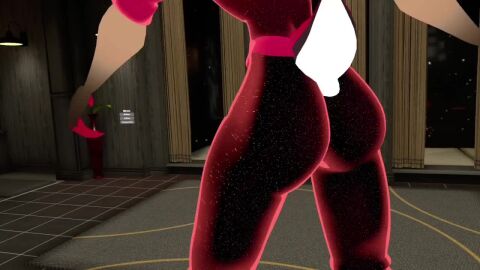 alastor_(hazbin_hotel) ass_focus clothed deer_tail hazbin_hotel male male_only shaking_ass tagme twerking video vrchat vrchat_model