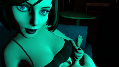3d bioshock bioshock_infinite elizabeth_comstock female female_focus handjob looking_at_viewer male male_pov partially_clothed penis pov skeletron27 small_penis tagme