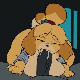 1boy 1boy1girl 1girl1boy 1girls 2025 2d animal_crossing animated anthro apsel_bluestar ass big_ass big_breasts big_penis blowjob bodily_fluids breasts canid canine cock cum cum_in_mouth dick fellatio female first_person_view isabelle_(animal_crossing) looking_at_viewer loop male musi_cassie nintendo oral oral_sex penis penis_in_mouth pov sex shorter_than_10_seconds sound sound_edit straight straight_sex tagme tail twitter_link video wagging_tail