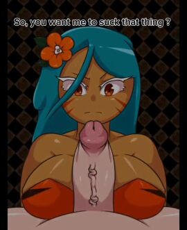 1boy 1girls 3:4 absurd_res absurd_resolution animated anus ass balls beat_banger big_balls cookie_run cookie_run_x_humans cum cum_in_mouth cum_in_pussy cum_inside dark-skinned_female deepthroat eyelashes face_fucking faceless_male fap_to_beat hair humanoid interracial light-skinned_male male male_penetrating mythios naked nude oral oral_sex partially_clothed penis sex sexual_musical_rhythm tagme tan_body tan_skin tiger_lily_cookie vaginal_penetration video