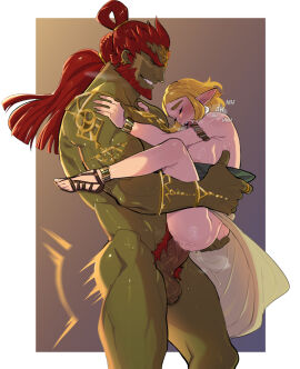 1boy 1girls age_difference areola areola_slip ass ass_grab balls bare_shoulders barefoot barefoot_sandals big_penis blonde_hair blush breasts carrying carrying_partner carrying_position clothed_female_nude_male clothed_sex diplomacy drooling elf_ears elf_female enemies enemies_with_benefits erect_penis erection female female_ejaculation female_penetrated femsub fingernails functionally_nude ganondorf ganondorf_(tears_of_the_kingdom) gerudo green_skin human human_only hylian kukumomo larger_male larger_penetrating_smaller light-skinned_female light_skin long_nails looking_pleasured male male_penetrating male_penetrating_female male_pubic_hair maledom muscular muscular_male nude_male_clothed_female older_male_and_younger_female older_penetrating_younger open_toe_footwear open_toe_shoes penis penis_in_pussy pleasuring_the_enemy pointy_ears princess_zelda pubic_hair pussy pussy_juice pussy_juice_drip red_hair sandals sex size_difference smaller_female stand_and_carry_position straight suspended_congress tears_of_the_kingdom testicles the_legend_of_zelda thighs thrusting toes upright_straddle vaginal_fluids vaginal_juices vaginal_penetration vaginal_sex villain_on_heroine young younger_female younger_penetrated zelda_(tears_of_the_kingdom)