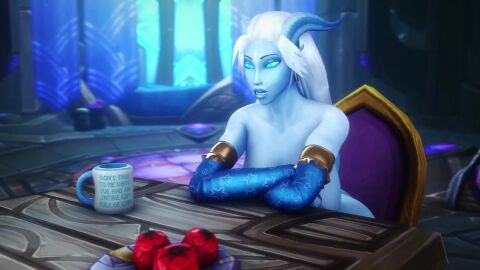 assumi big_ass big_breasts blue_body blue_eyes blue_skin draenei goblin light-skinned_female light-skinned_male luna_(noname55) nipple_piercing noname55 orc piercing pov pyrista sex tagme video warcraft white_hair world_of_warcraft