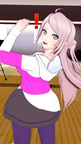 ! 1girls 3d 4k 9:16 absurd_res beauty_mark black_clothing blue_eyes breasts female female_focus female_only furrowed_brow gym_clothes hi_res hoodie jacket koikatsu long_hair looking_at_viewer looking_back love_live! love_live!_nijigasaki_high_school_idol_club mirror multicolored_clothing open_clothes open_jacket open_mouth out_of_frame out_of_frame_censoring pigtails pink_clothing pink_hair platinum_hair purple purple_clothing reflection rock3tboy smile solo solo_female solo_focus stockings teeth tongue twintails upper_teeth_only white_clothing zhong_lanzhu