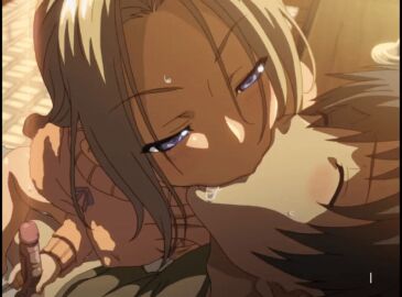 1boy 1girls 2010s 2011 animated bed blonde_hair blue_eyes breasts female huge_breasts jellyfish_(company) kamimura_akiko kouzaka_kouhei long_hair male natsu_no_saigo_no_hi nipples older_female_and_younger_male sisters_~natsu_no_saigo_no_hi~ sweat sweaty taki_minashika uncensored