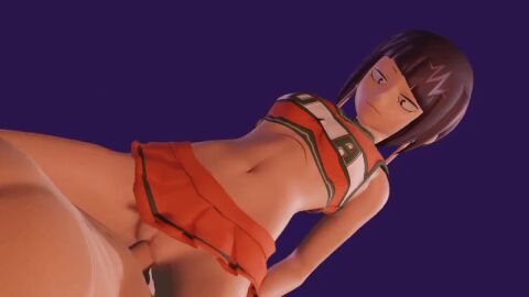 1boy 1girls 3d animated cheerleader_uniform cowgirl_position erection female kyoka_jiro male my_hero_academia penis purple-haired_female purple_hair pussy sex tagme uncensored vaginal_penetration