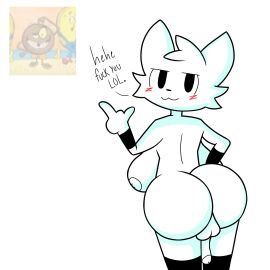 1:1 1futa 2024 2d absurd_res anthro ass back back_view balls big_ass big_breasts blush boykisser boykisser_(meme) breasts cock-tail coconut_fred coconut_fred's_fruit_salad_island digital_drawing_(artwork) digital_media_(artwork) feline fti_crossgender furry futa_only futakisser futanari genderswap genderswap_(fti) hi_res highres huge_ass huge_breasts intersex large_ass large_breasts looking_at_viewer looking_back meme middle_finger naked naked_futa nizisbizzy no_sex nude penis rule_63 shitpost silly_cat_(mauzymice) simple_background socks solo standing strap-on strapon straps toony trollin white_background