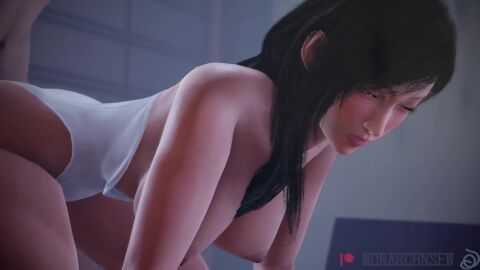 1boy 1girls 3d animated animation areolae ass big_ass big_breasts black_hair breasts brown_nipples clothed_sex clothing doggy_style female female_penetrated final_fantasy final_fantasy_vii final_fantasy_vii_remake from_behind handjob large_breasts long_video longer_than_30_seconds longer_than_one_minute male male/female male_penetrating male_penetrating_female monarchnsfw mp4 oral_sex pussy sex shorter_than_two_minutes sound tagme tifa_lockhart vaginal_penetration vaginal_sex video video_games