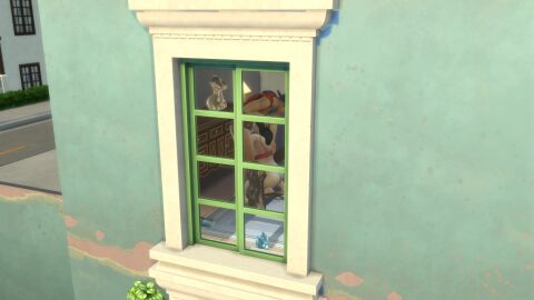 3d clothed_sex futanari intersex looking_through_window oral sex_toy the_sims the_sims_4 voyeur whicked_whims
